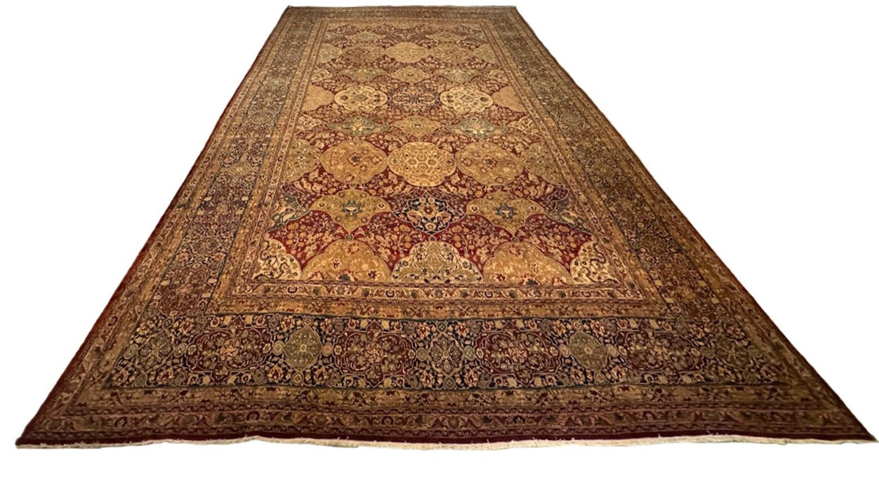 Antique Tabriz Hadji Jalili | 15'10 Antique Tabriz Hadji Jalili | 15'10